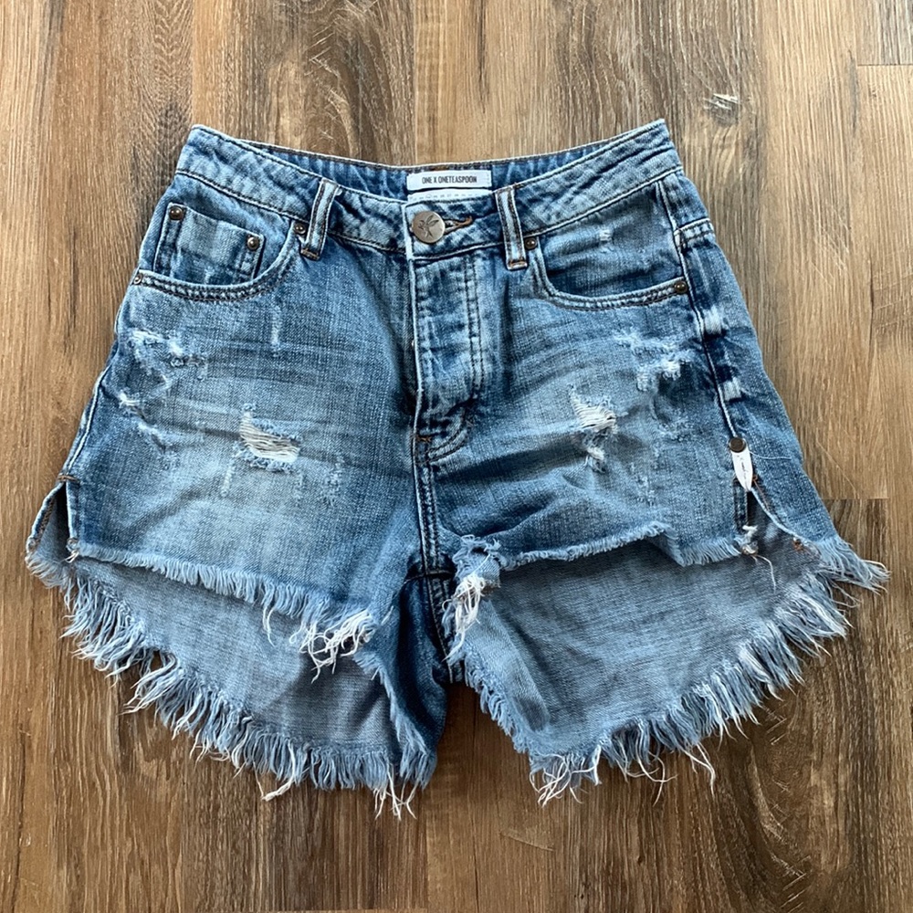 One Teaspoon Denim Jean Shorts